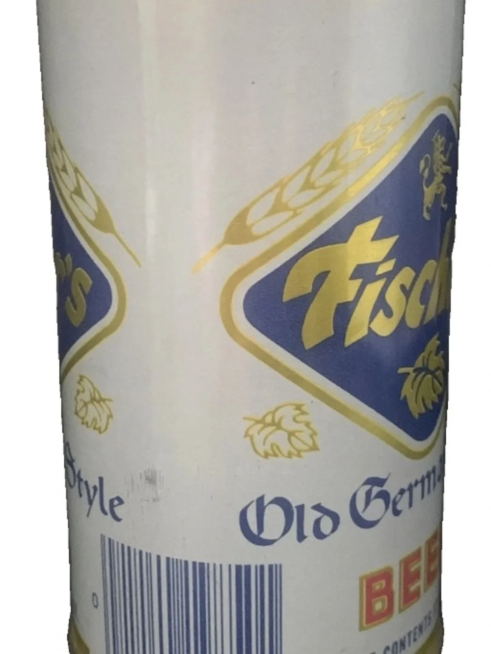 Vintage Beer Can Fischer's Old German Style Beer Pull Tab Empty Steel Can